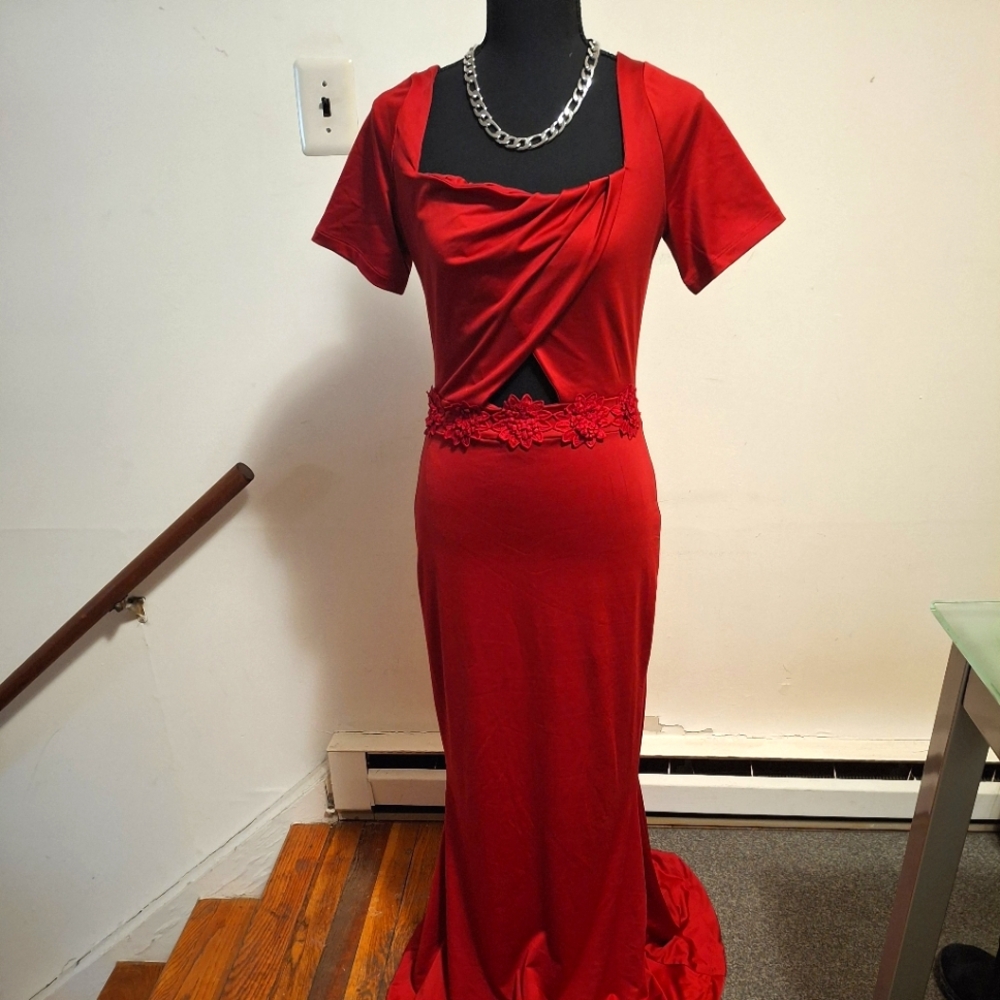 Bebe Elegant Red Dress